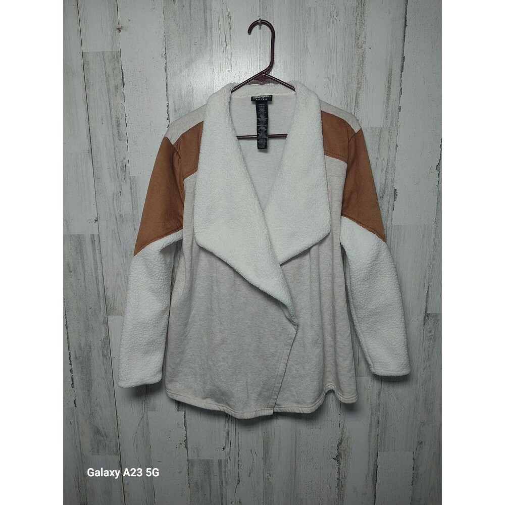 WRANGLER Retro ranch cattle Southwest Duster Cardigan Sweater Coat Large